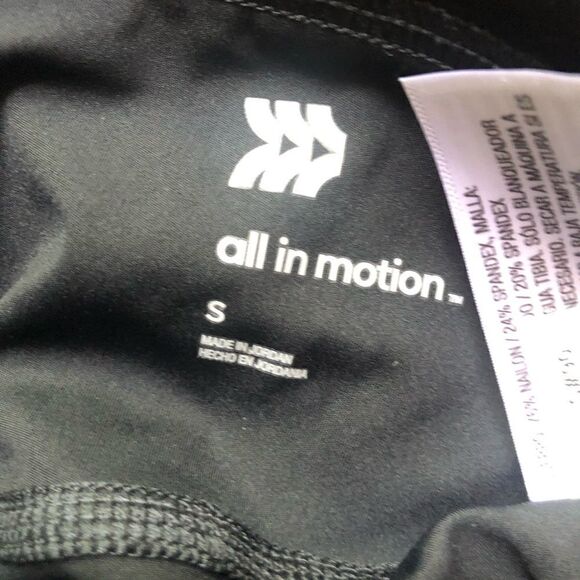 ALL IN MOTION LEGGINGS, Cropped, Black NWT Size S - Picture 3 of 10